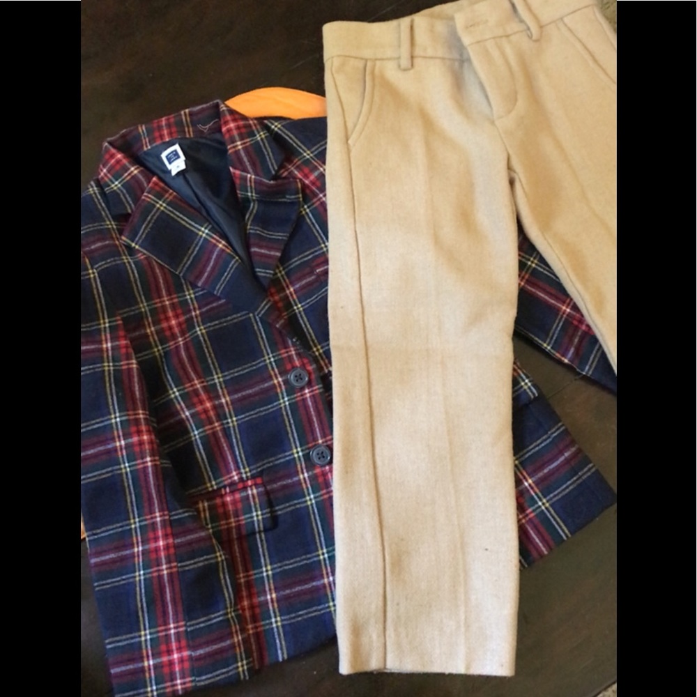Janie and Jack Dress Pants and Jacket - Size 4-5